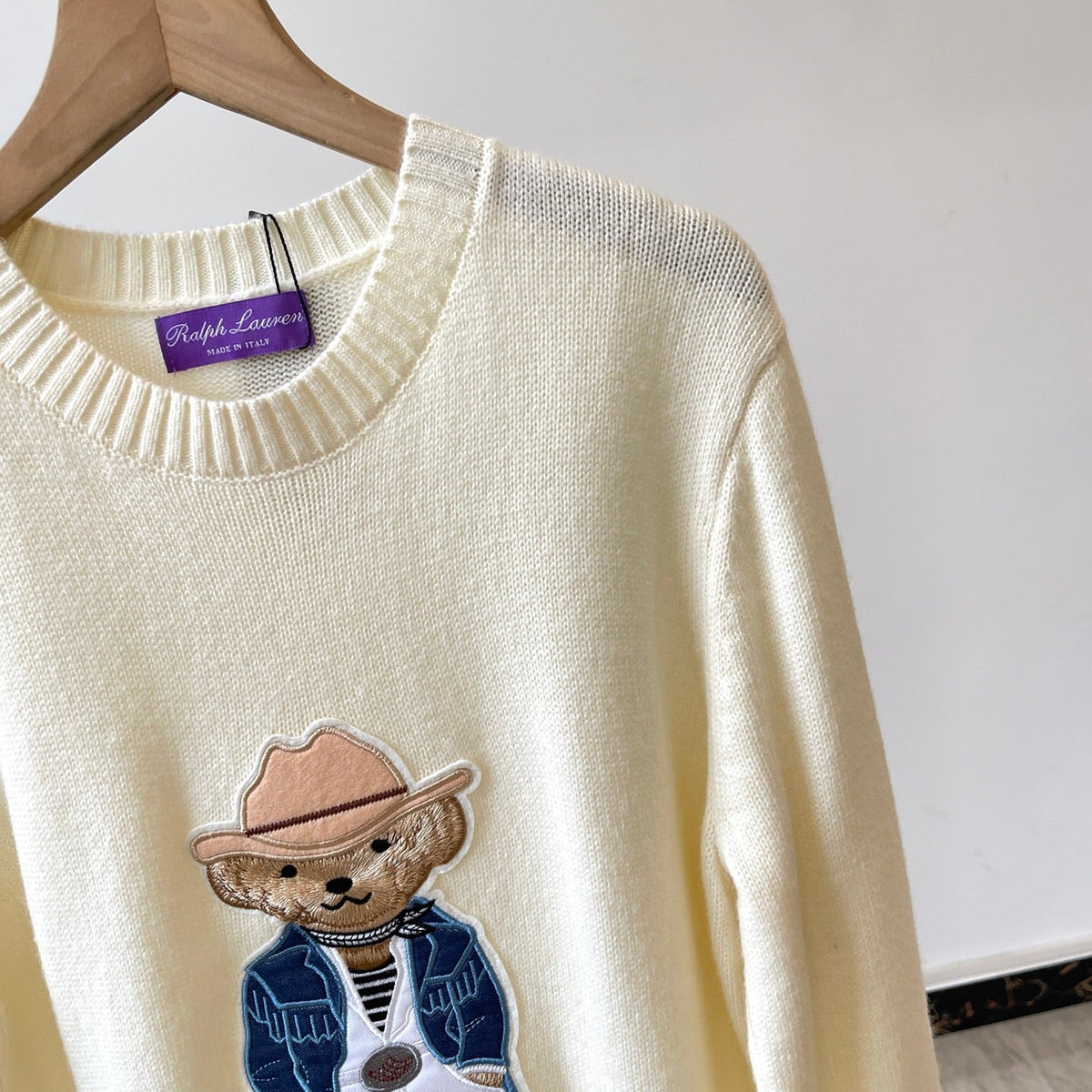 Ralph Lauren Teddy 100% Kaşmir (Purple Label)