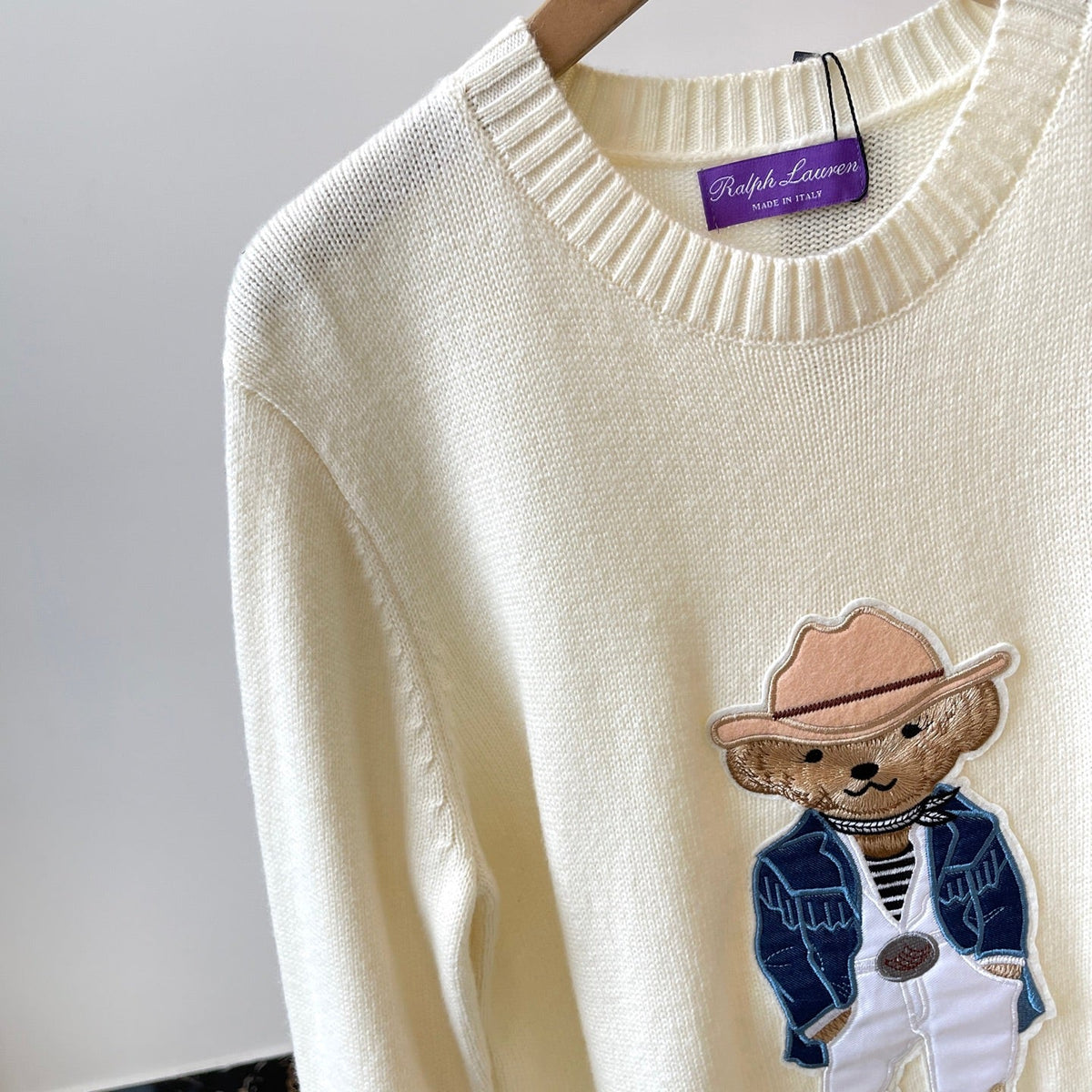Ralph Lauren Teddy 100% Kaşmir (Purple Label)