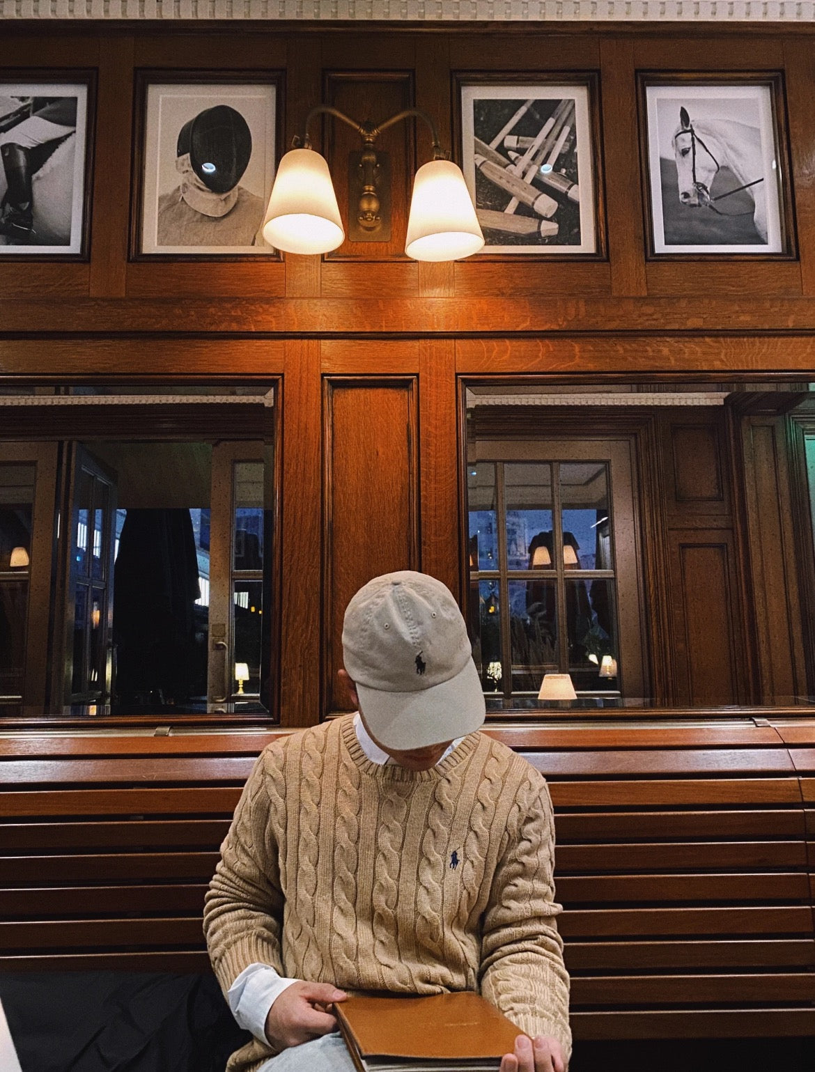 Ralph Lauren Erkek Klasik Saç Örgülü Pamuklu Süveter