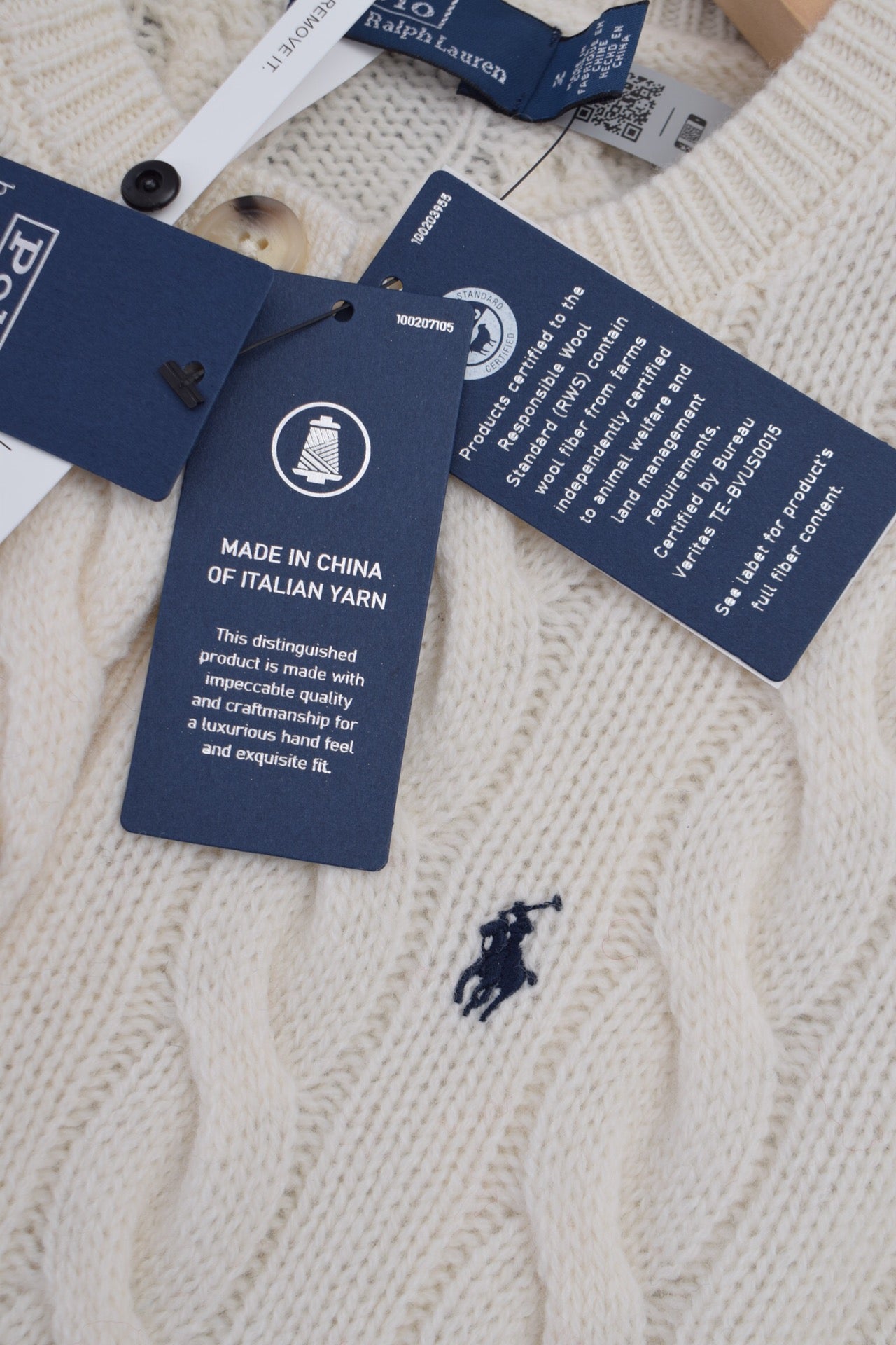 Ralph Lauren Yün-Kaşmir Kazak