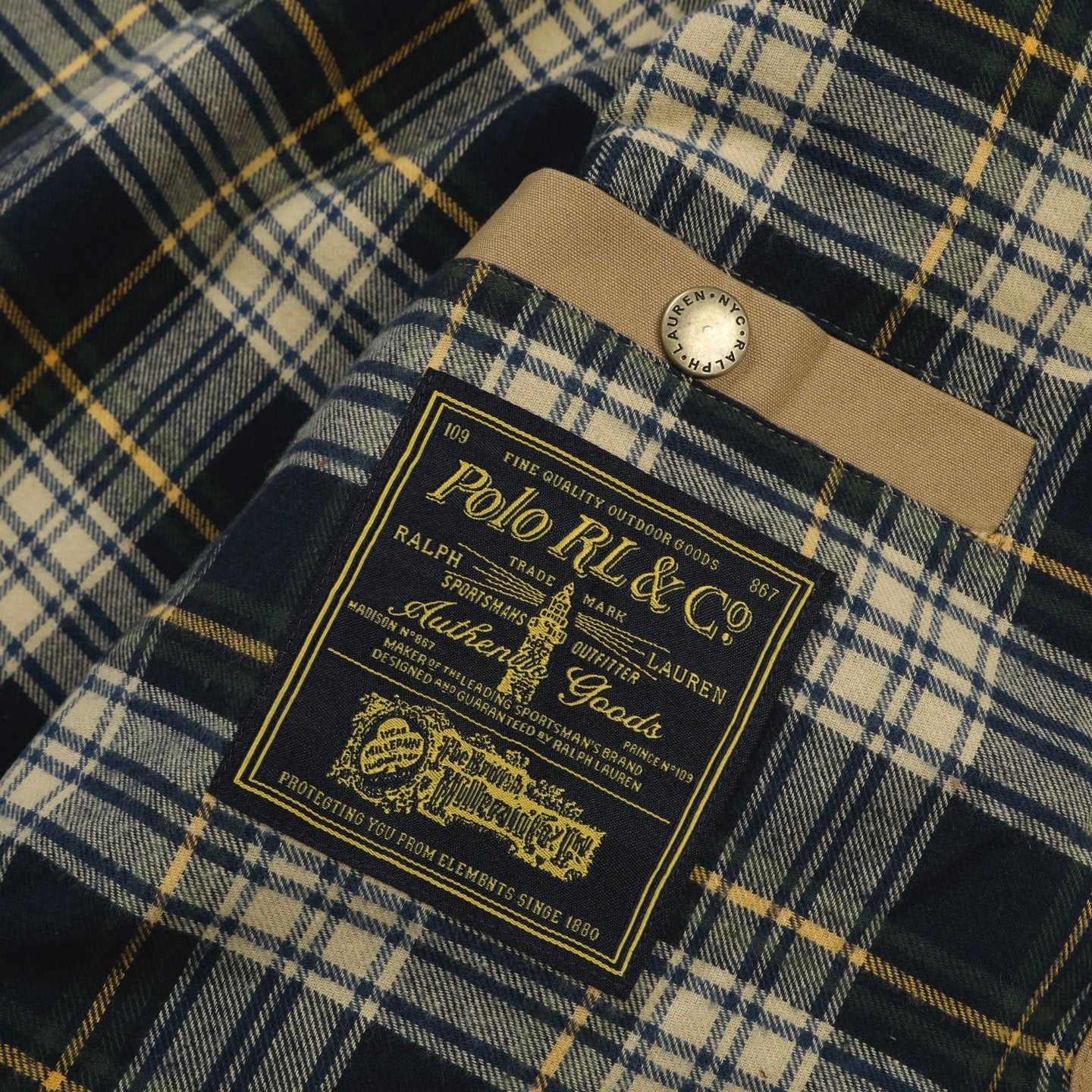 R. Lauren Unisex Corduroy Collar Barn Jacket
