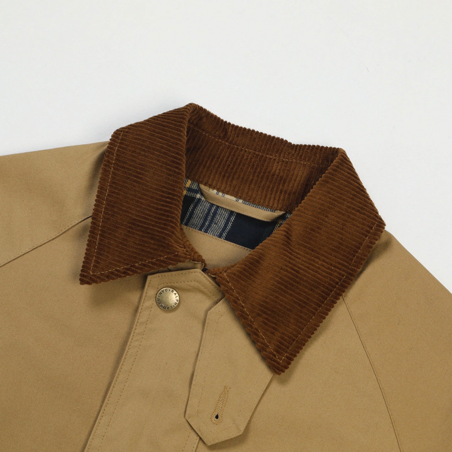 R. Lauren Unisex Corduroy Collar Barn Jacket
