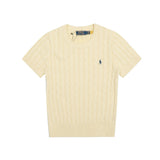 Ralph Lauren Cable-Knit Cotton Short-Sleeved Jumper