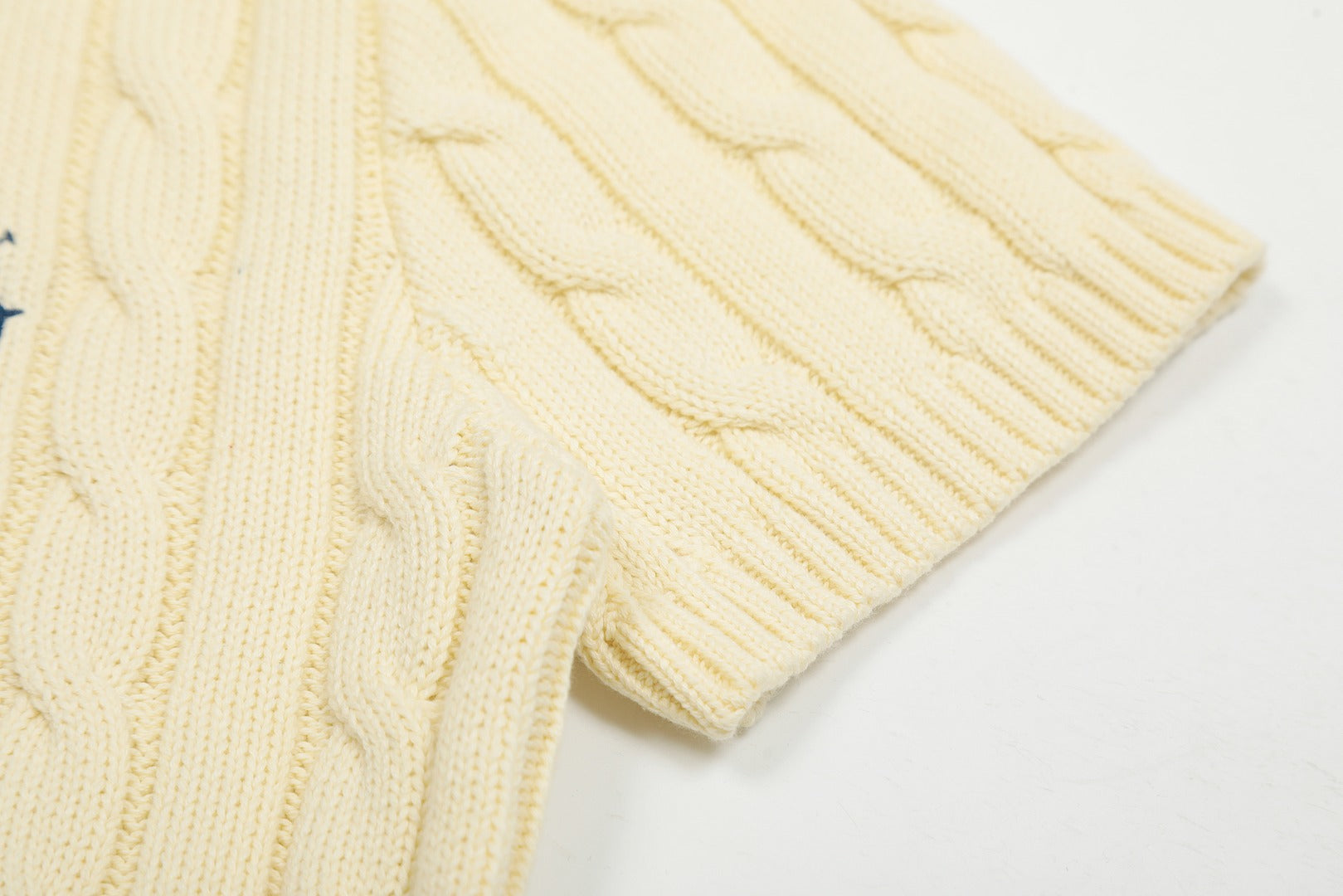 Ralph Lauren Cable-Knit Cotton Short-Sleeved Jumper