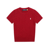 Ralph Lauren Cable-Knit Cotton Short-Sleeved Jumper