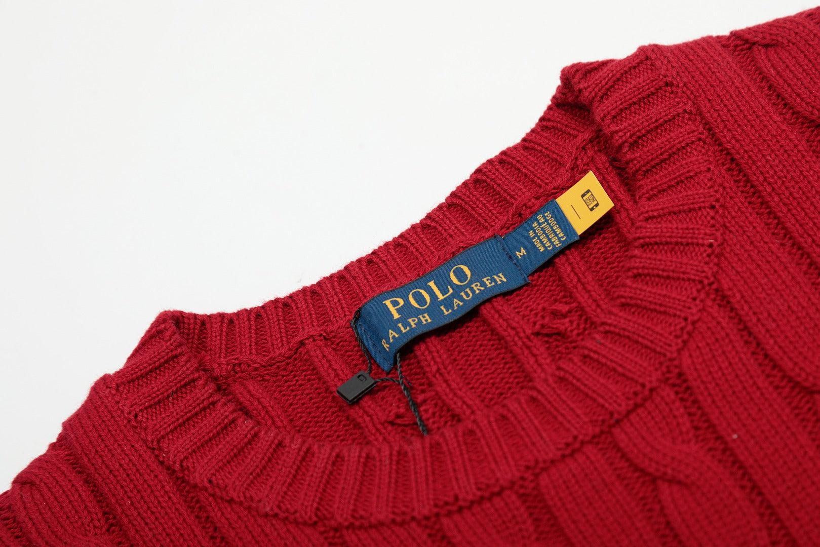 Ralph Lauren Saç Örgülü Kısa Kollu Pamuklu Süveter