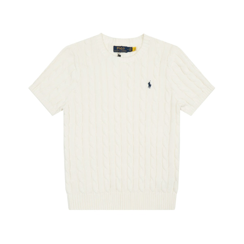 Ralph Lauren Cable-Knit Cotton Short-Sleeved Jumper