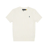 Ralph Lauren Cable-Knit Cotton Short-Sleeved Jumper