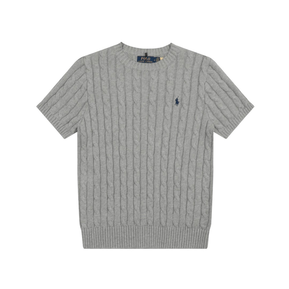 Ralph Lauren Cable-Knit Cotton Short-Sleeved Jumper