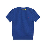 Ralph Lauren Cable-Knit Cotton Short-Sleeved Jumper