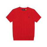 Ralph Lauren Cable-Knit Cotton Short-Sleeved Jumper