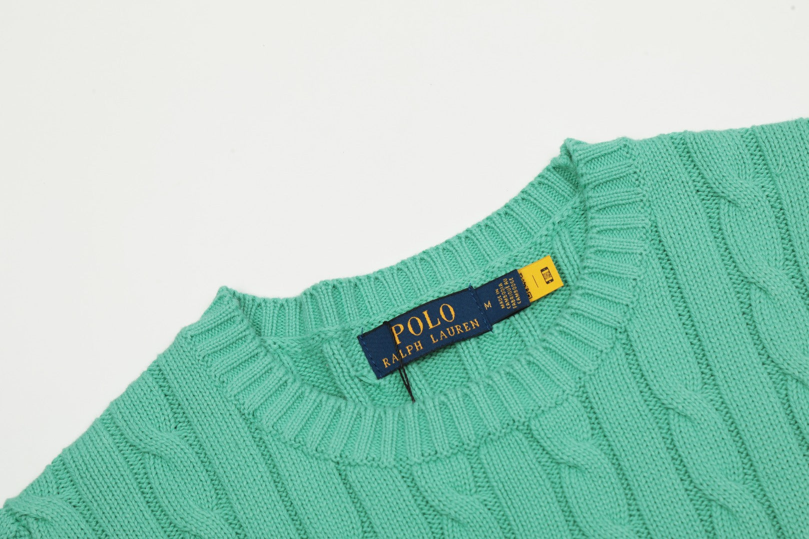Ralph Lauren Saç Örgü Pamuk Kısa Kollu Süveter