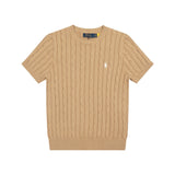 Ralph Lauren Cable-Knit Cotton Short-Sleeved Jumper
