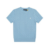Ralph Lauren Cable-Knit Cotton Short-Sleeved Jumper