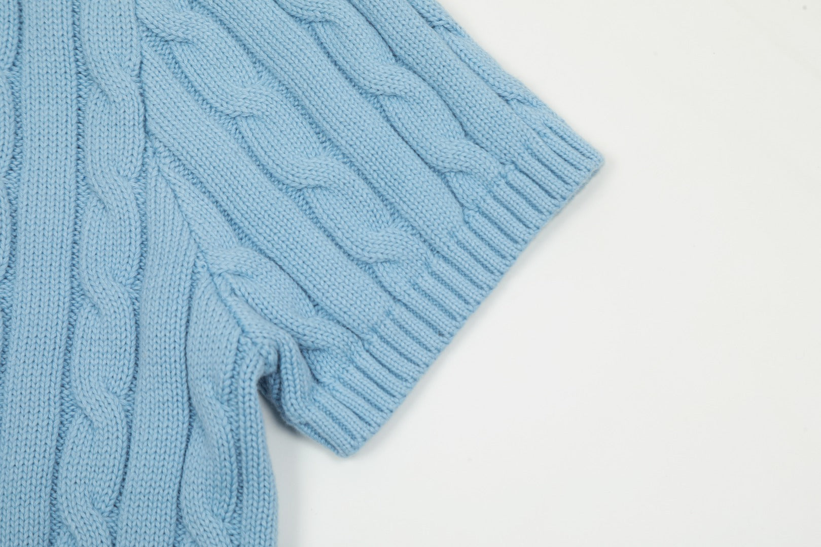 Ralph Lauren Cable-Knit Cotton Short-Sleeved Jumper