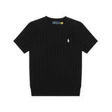 Ralph Lauren Cable-Knit Cotton Short-Sleeved Jumper