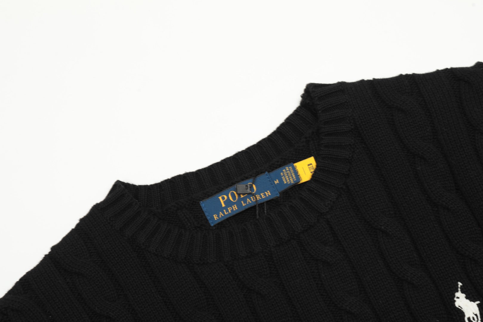 Ralph Lauren Kablo Örgülü Pamuklu Kısa Kollu Süveter