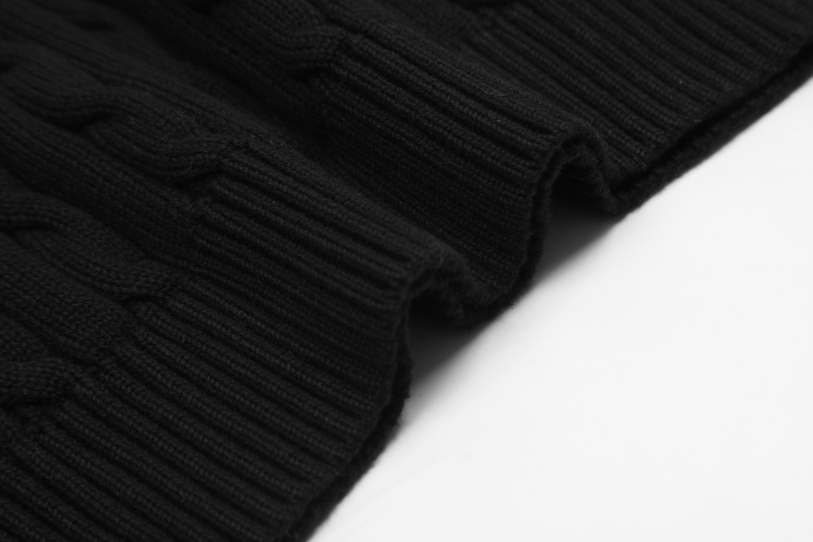 Ralph Lauren Kablo Örgülü Pamuklu Kısa Kollu Süveter