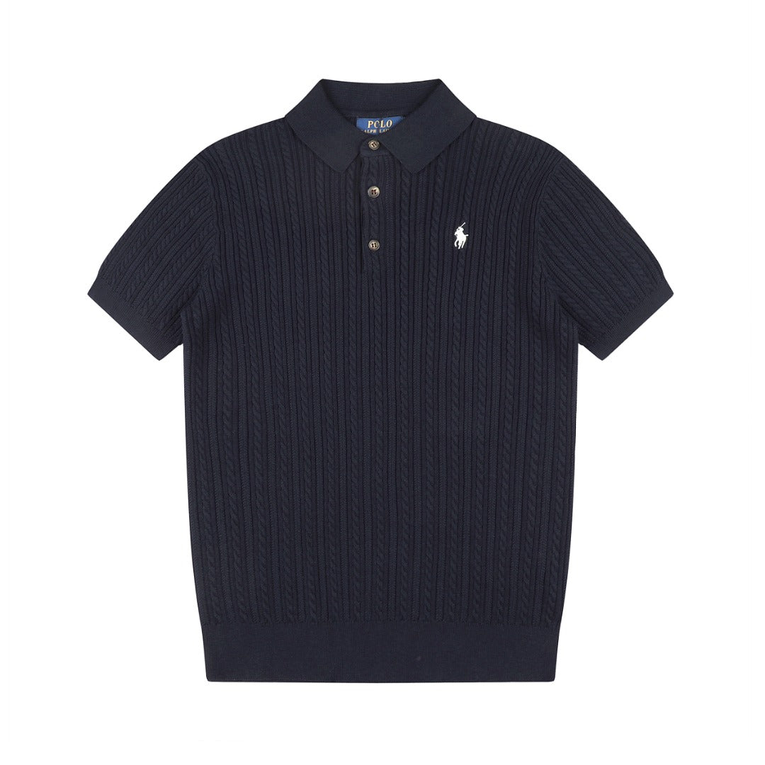 Ralph Lauren Man Cotton Cable Knit T-Shirt