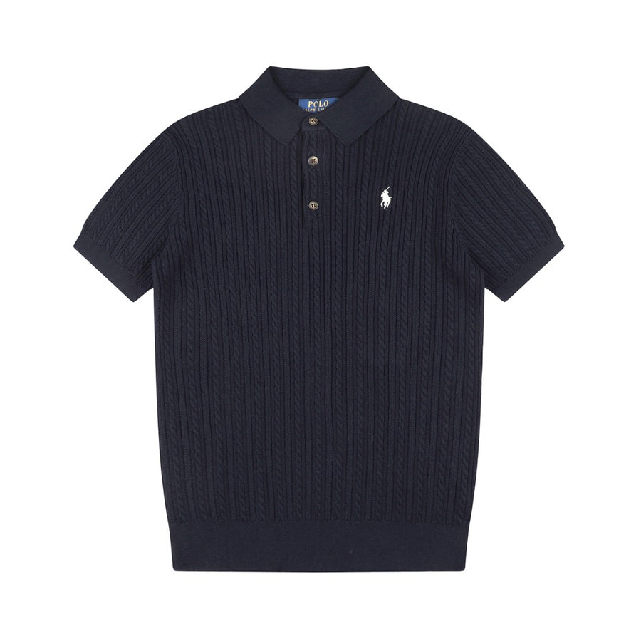 Ralph Lauren Man Cotton Cable Knit T-Shirt