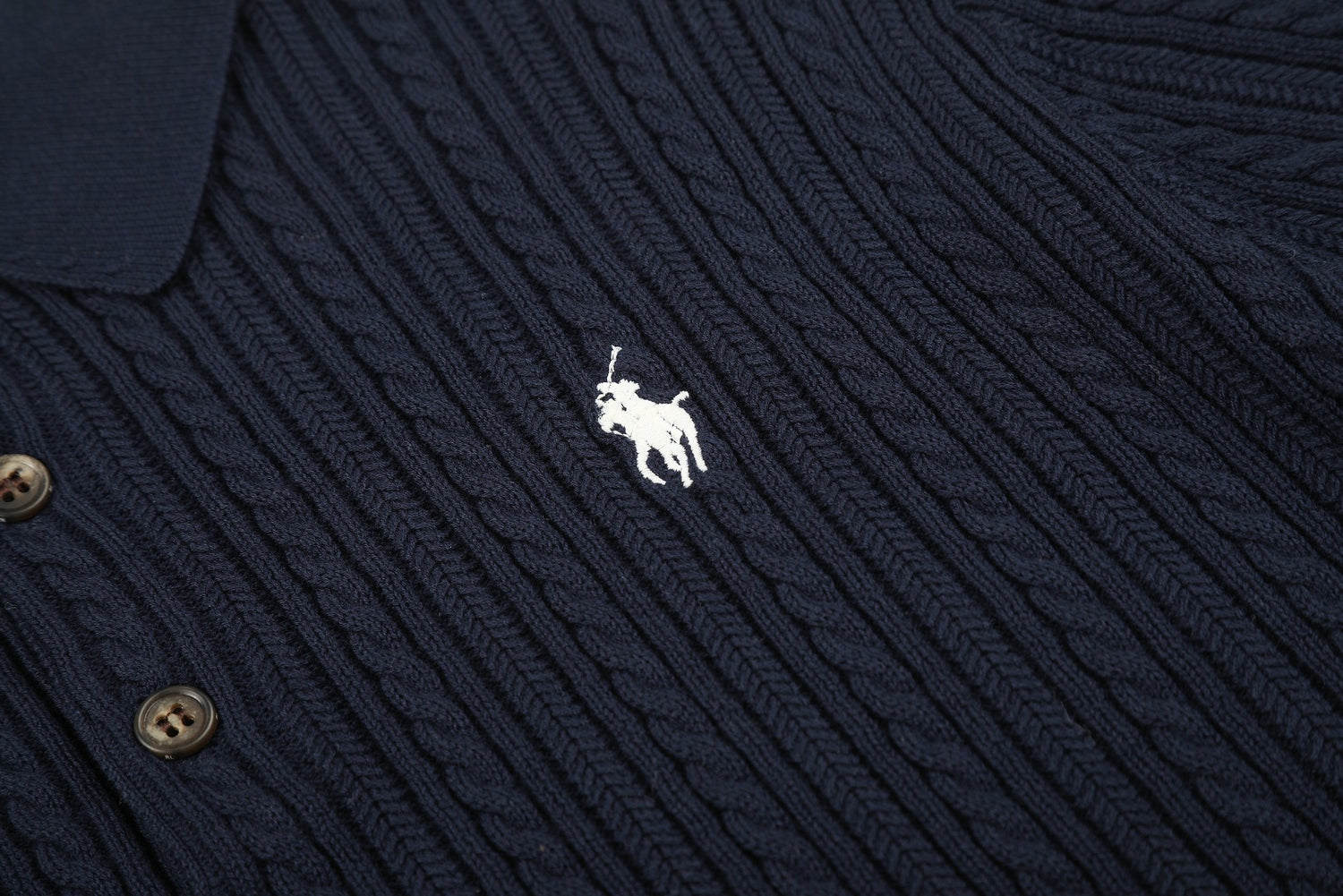 Ralph Lauren Erkek Pamuklu Saç Örgü T-Shirt