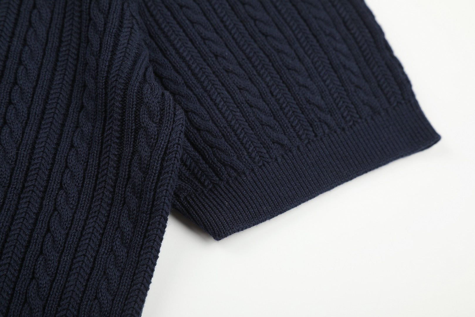 Ralph Lauren Man Cotton Cable Knit T-Shirt