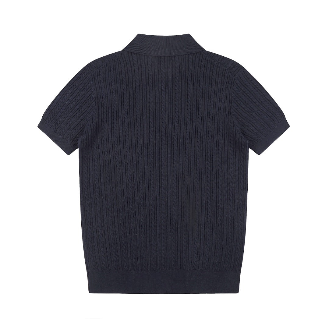 Ralph Lauren Man Cotton Cable Knit T-Shirt