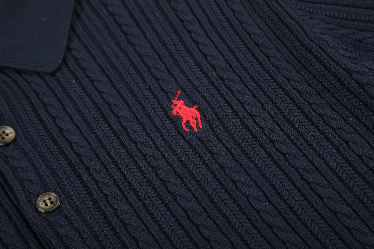 Ralph Lauren Man Cotton Cable Knit T-Shirt