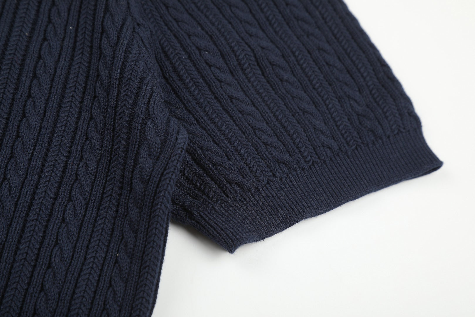 Ralph Lauren Man Cotton Cable Knit T-Shirt