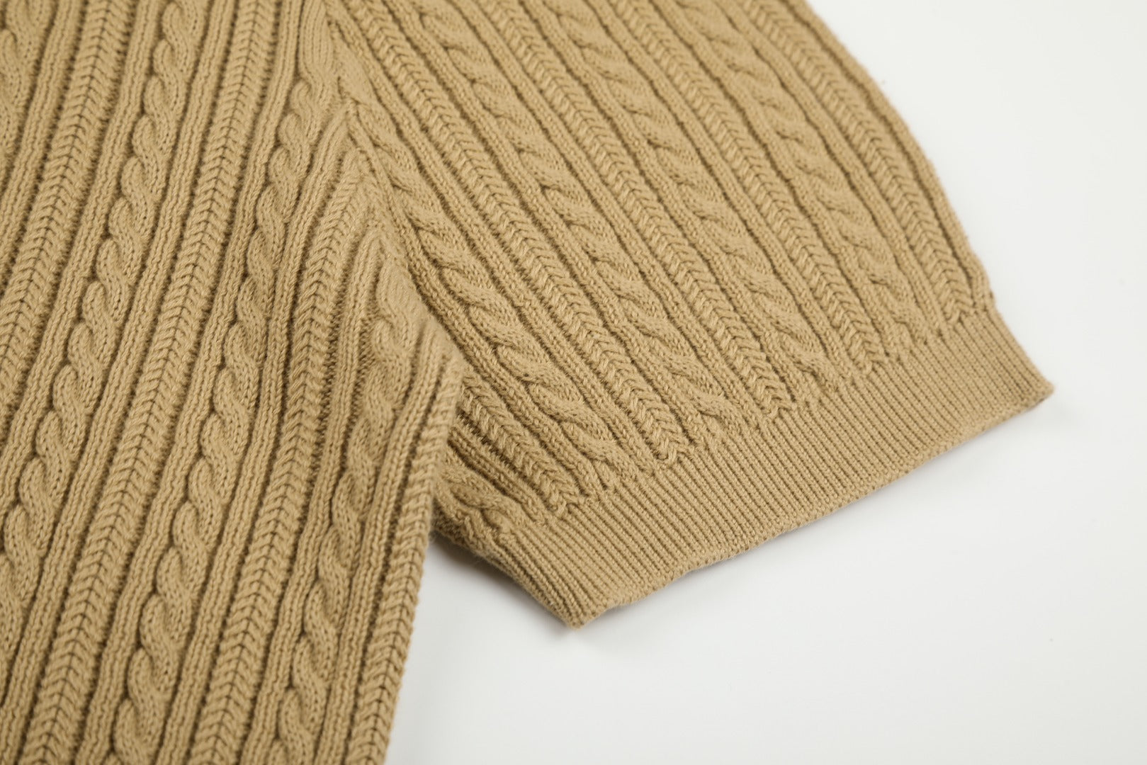 Ralph Lauren Man Cotton Cable Knit T-Shirt