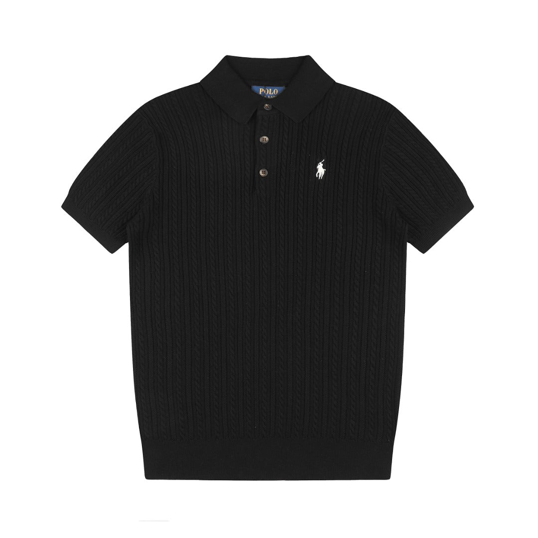 Ralph Lauren Man Cotton Cable Knit T-Shirt