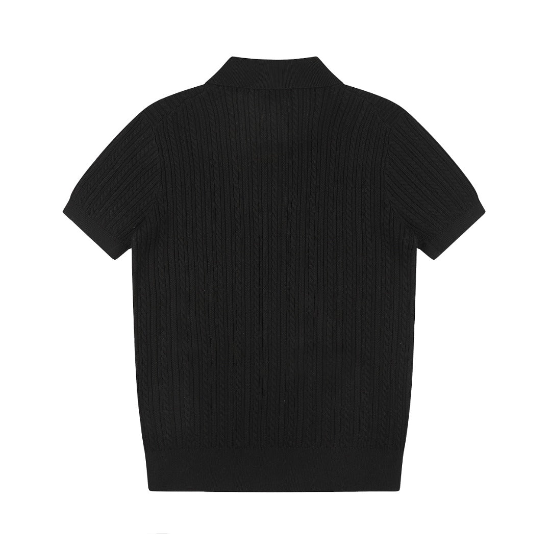 Ralph Lauren Man Cotton Cable Knit T-Shirt