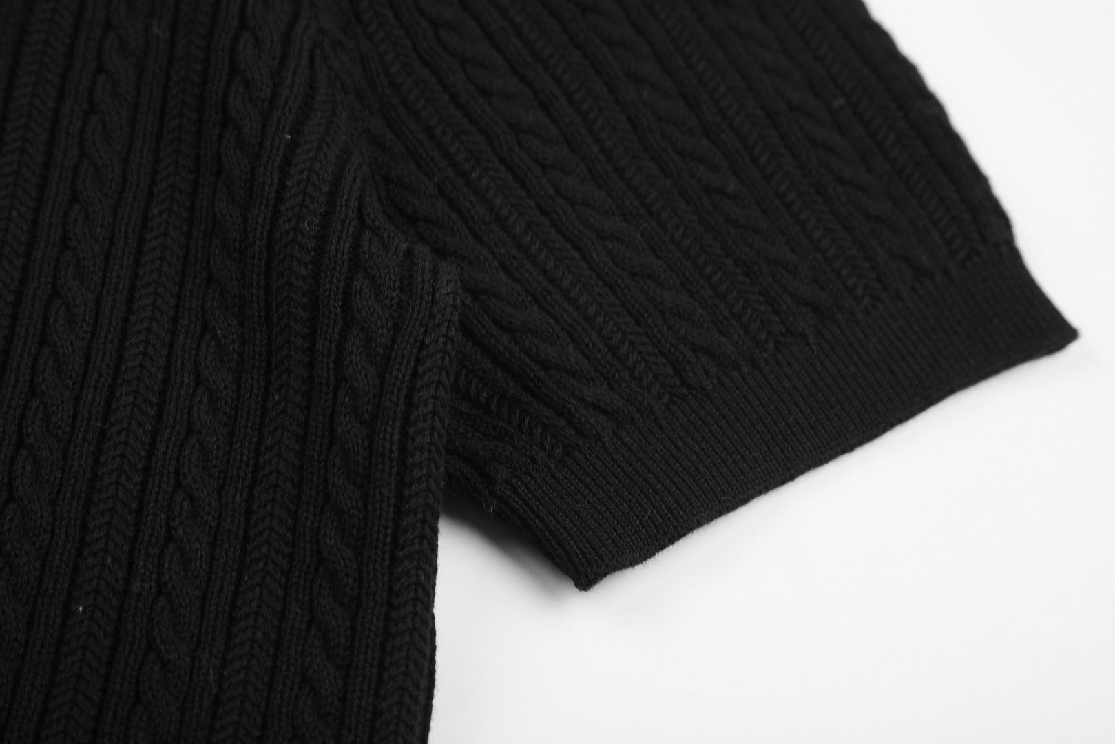 Ralph Lauren Man Cotton Cable Knit T-Shirt