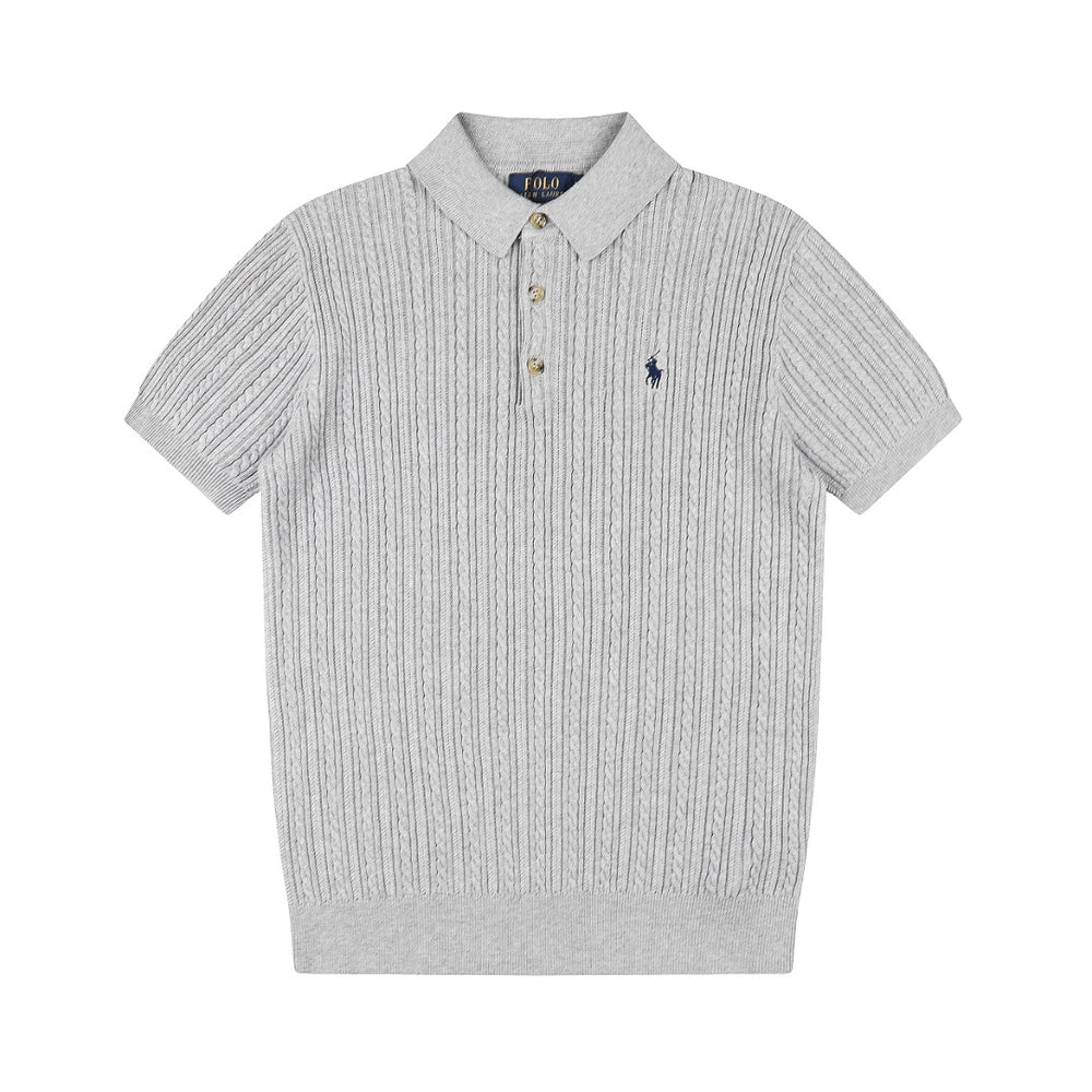 Ralph Lauren Man Cotton Cable Knit T-Shirt