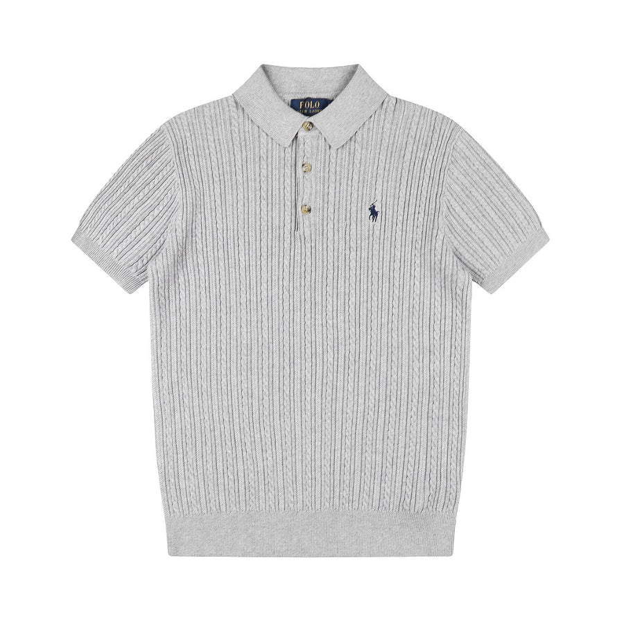 Ralph Lauren Man Cotton Cable Knit T-Shirt