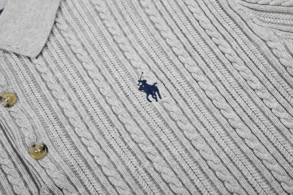 Ralph Lauren Man Cotton Cable Knit T-Shirt