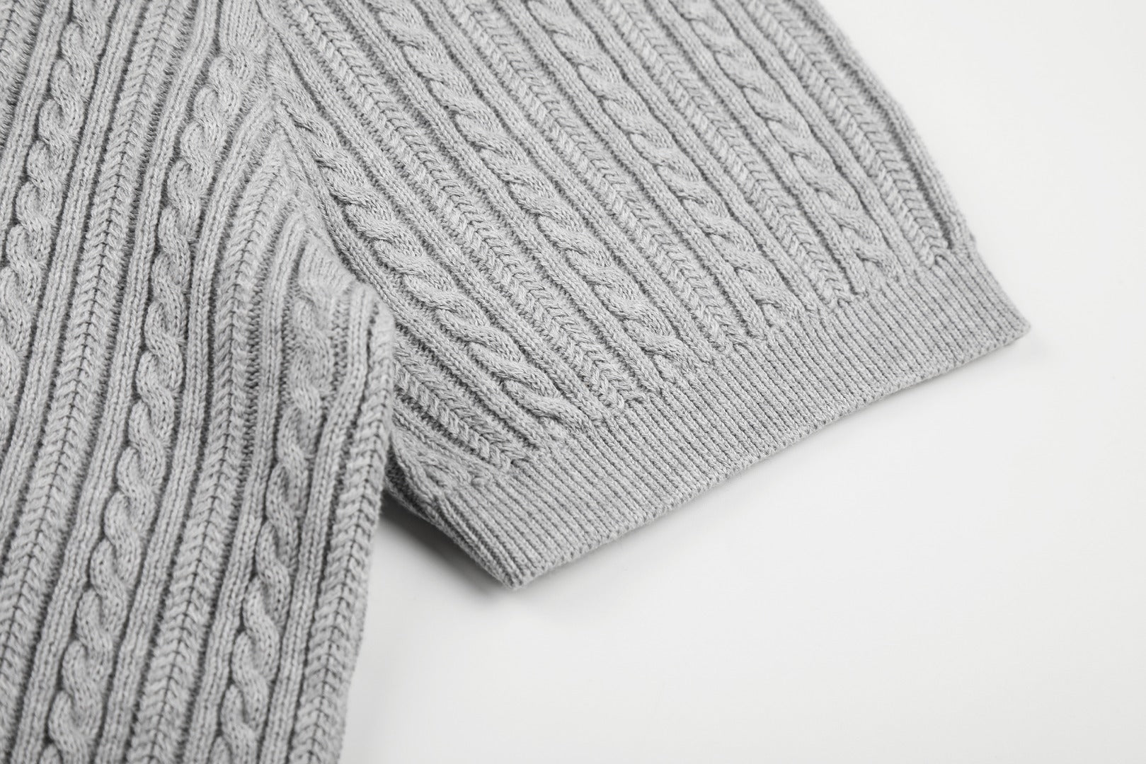 Ralph Lauren Man Cotton Cable Knit T-Shirt