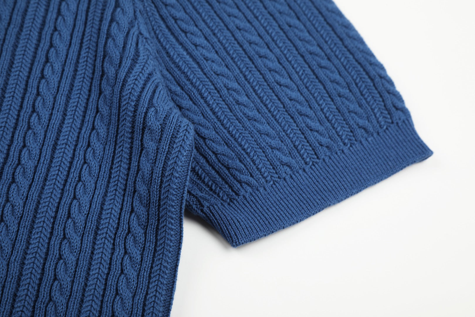 Ralph Lauren Man Cotton Cable Knit T-Shirt