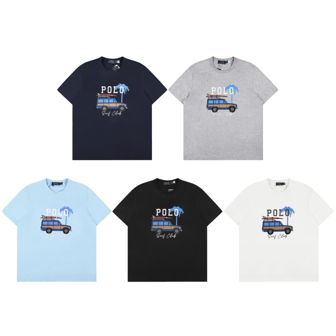 Polo Surf Club Cotton Graphic T-Shirt