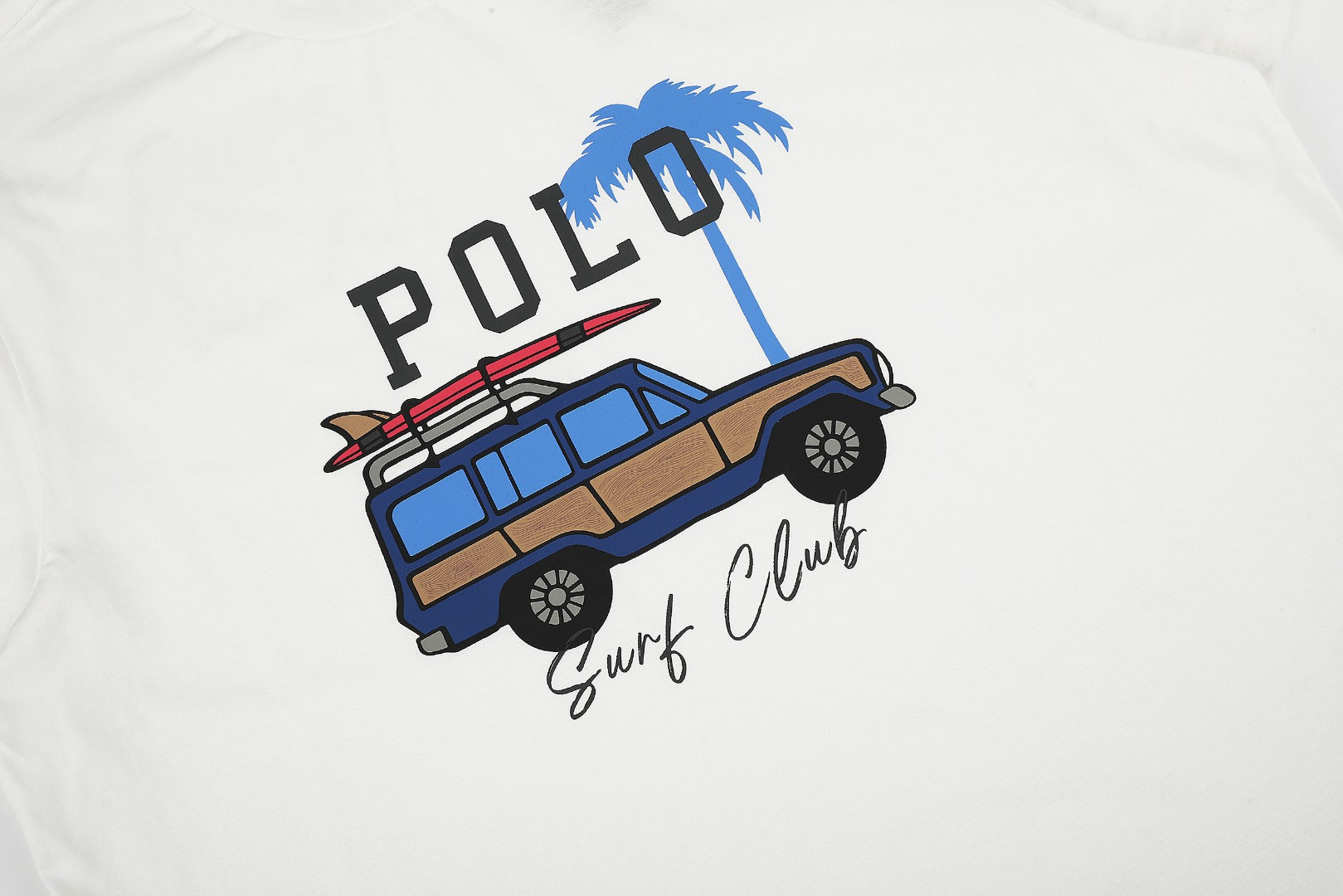 Polo Surf Club Cotton Graphic T-Shirt