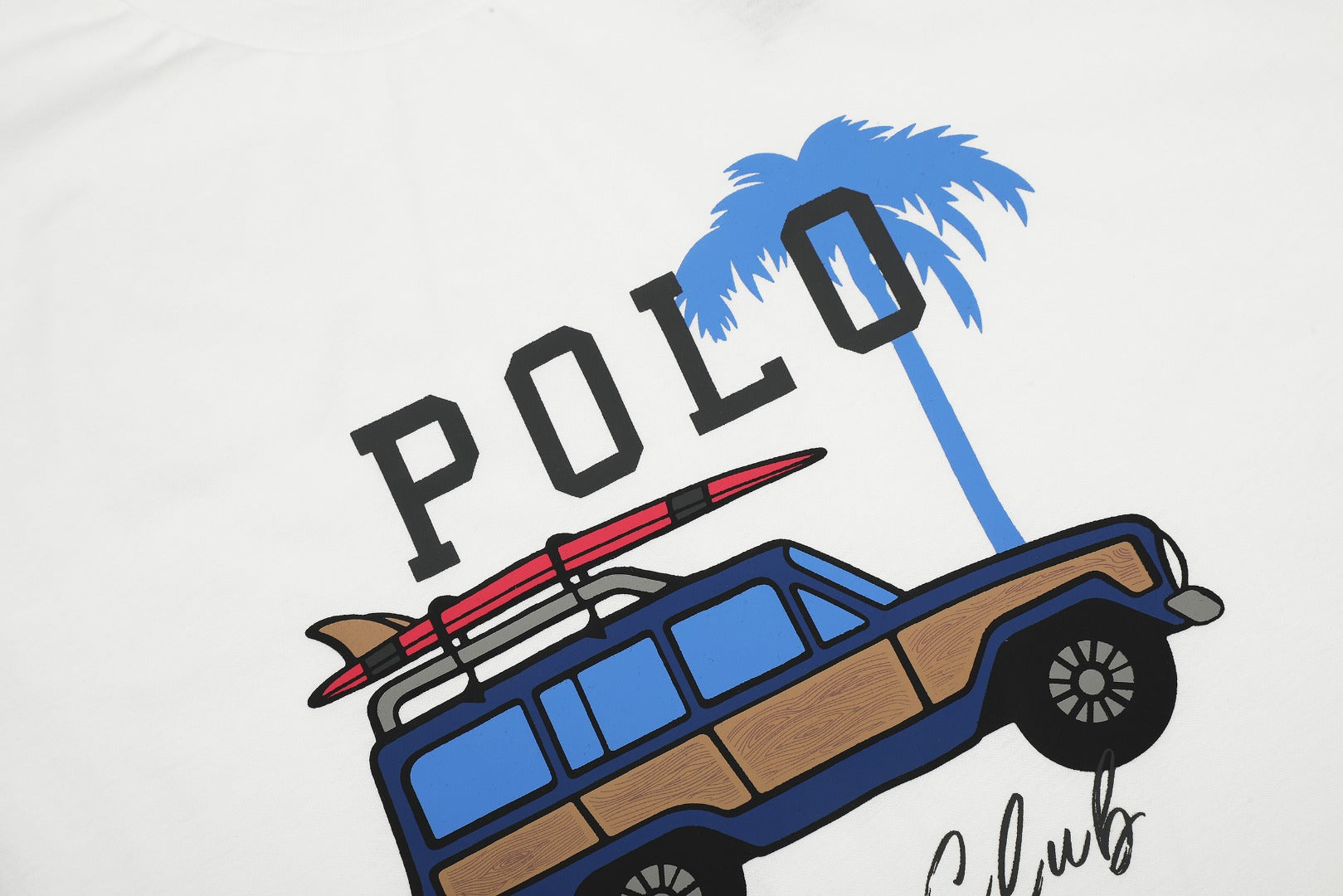 Polo Surf Club Cotton Graphic T-Shirt