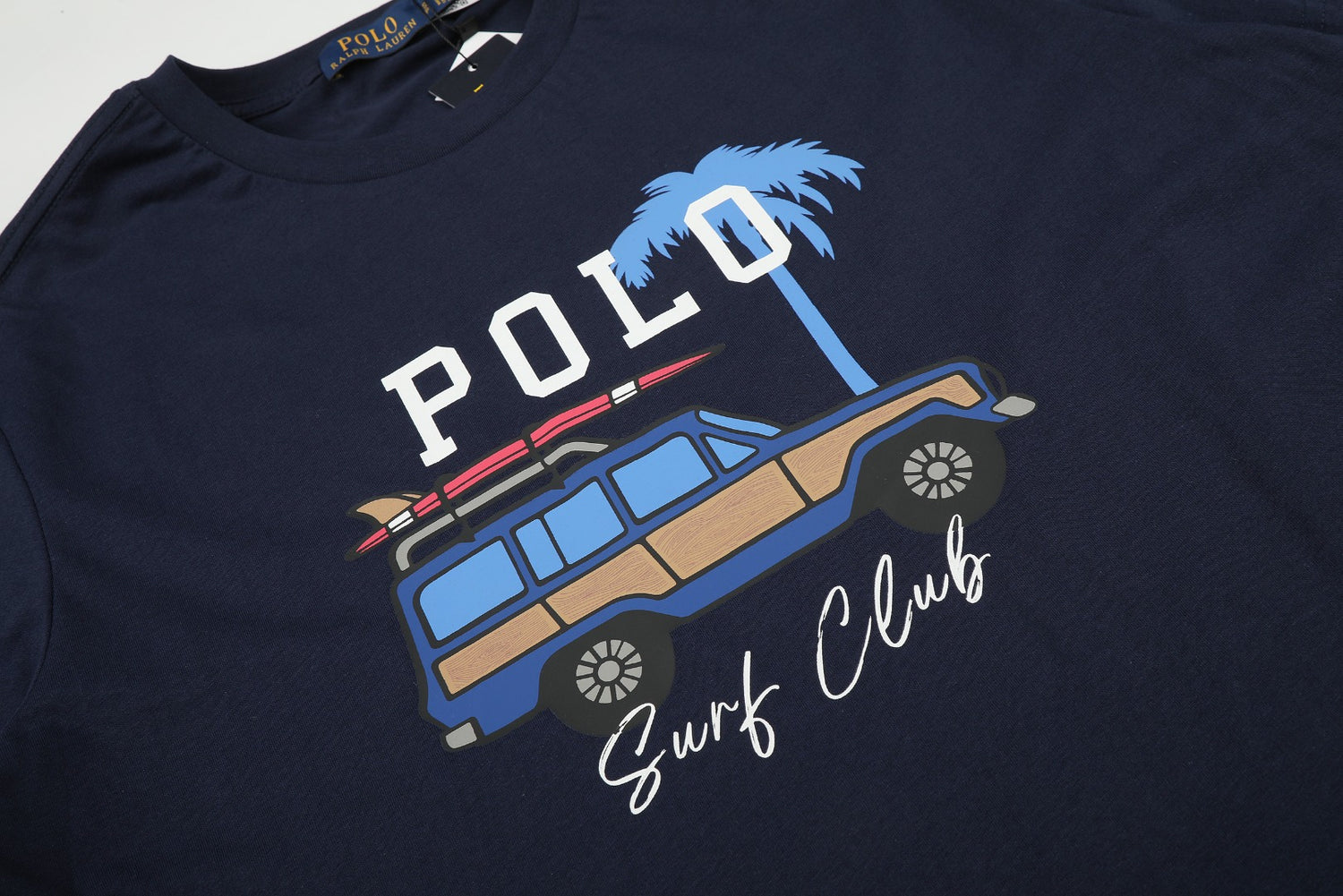 Polo Surf Kulübü Pamuklu Grafik Tişört