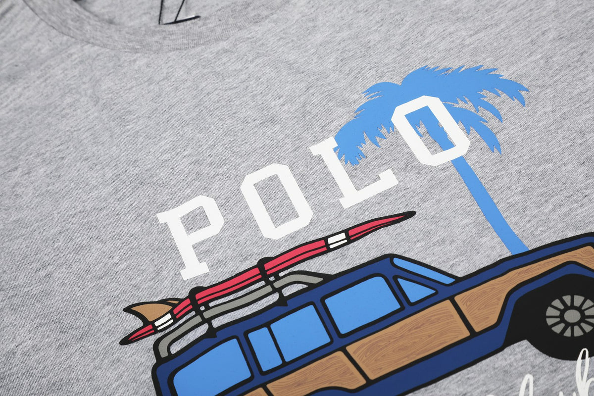 Polo Surf Club Unisex Cotton Graphic T-Shirt