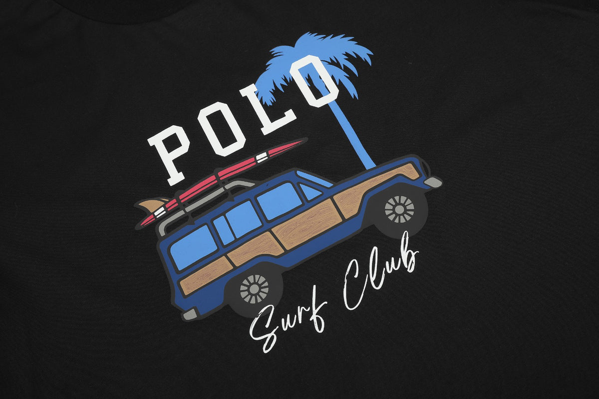 Polo Surf Club Unisex Cotton Graphic T-Shirt