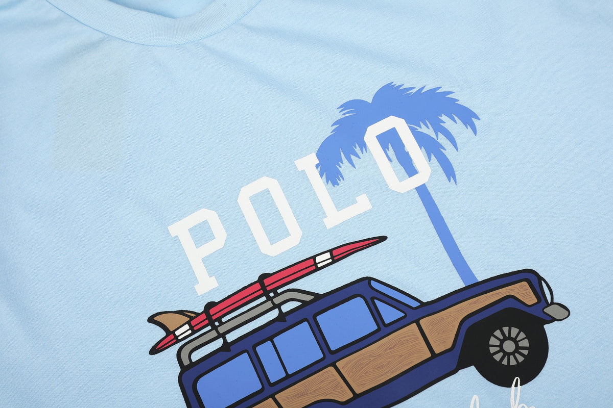 Polo Surf Club Unisex Cotton Graphic T-Shirt
