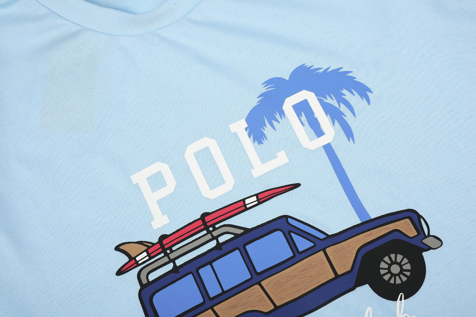 Polo Surf Club Cotton Graphic T-Shirt
