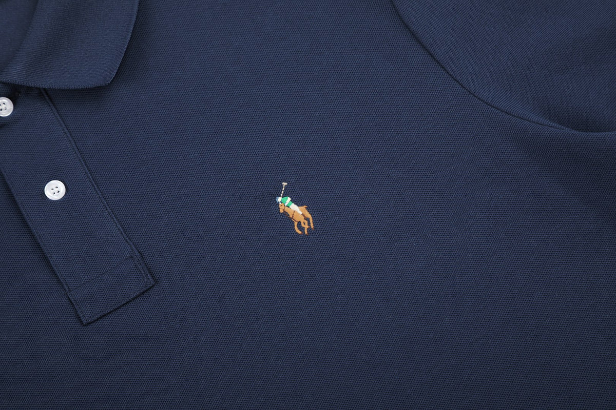 Ralph Lauren Colorful Embroidered Pony Polo T-Shirt