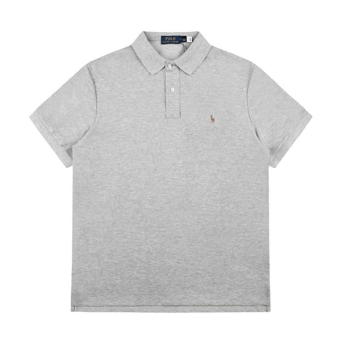 Ralph Lauren Colorful Embroidered Pony Polo T-Shirt