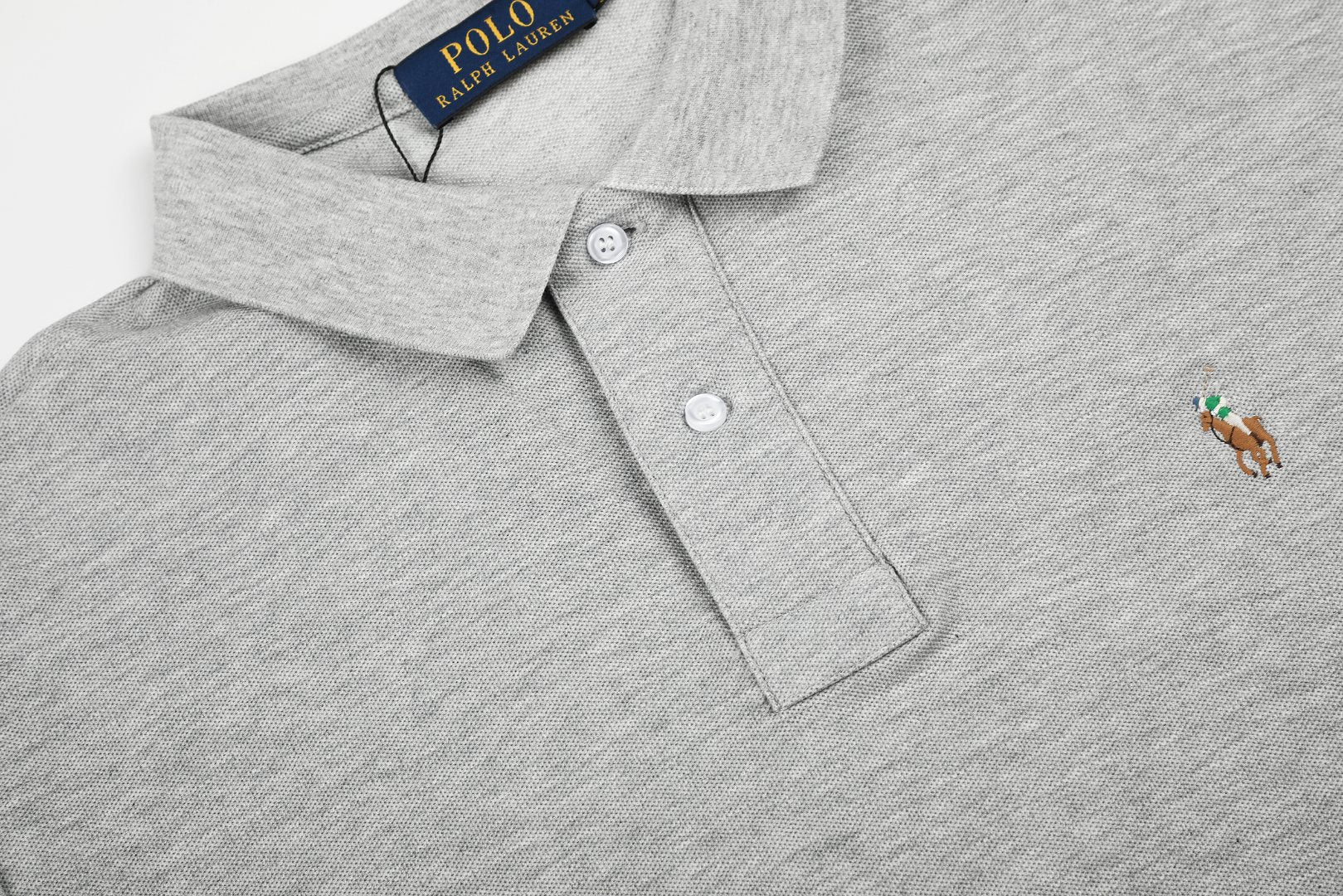 Ralph Lauren Colorful Embroidered Pony Polo T-Shirt
