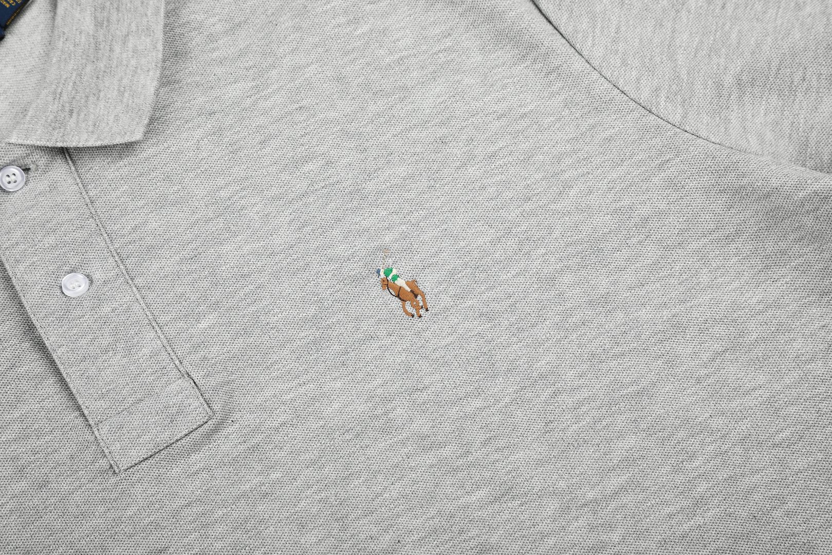 Ralph Lauren Colorful Embroidered Pony Polo T-Shirt